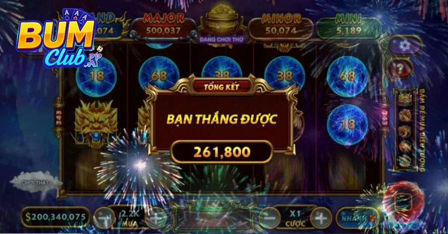 Nổ hũ BumClub - Trò chơi Jackpot hấp dẫn và hướng dẫn chơi cơ bản Hình ảnh khách hàng thắng lớn tại bumclub
